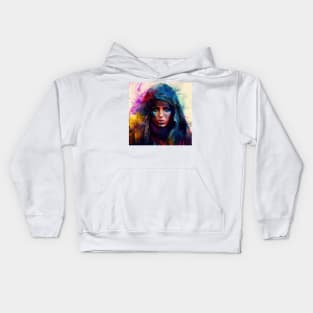 Powerful Tuareg Woman #1 Kids Hoodie